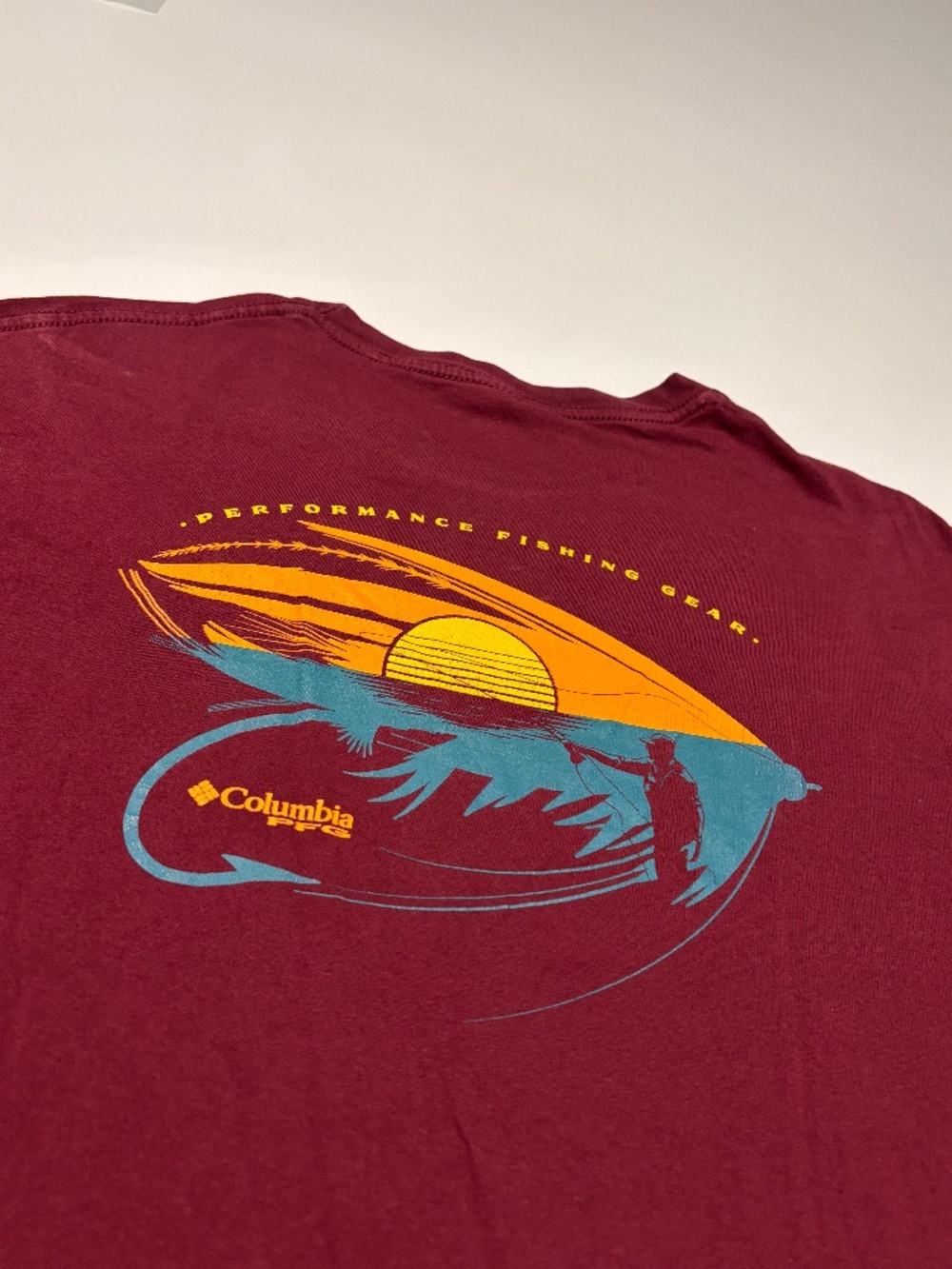 Mens Columbia Sportswear Company Fishing T-Shirt Size XXL